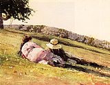 Famous Hill Paintings - On the Hill